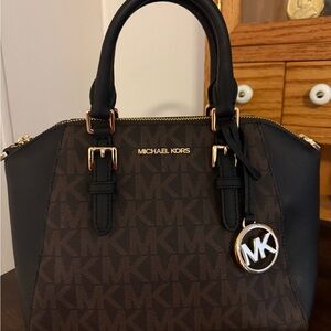 Michael Kors Mediun Ciara Black and Brown Women's Bag